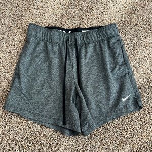 Nike Dry-Fit shorts, Heather gray, Size XS